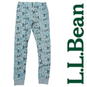 L.L. Bean Organic Cotton Winter Hiking Woodland Creatures Pajama Pants